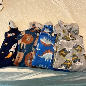 Fleece Footed Zip PJs